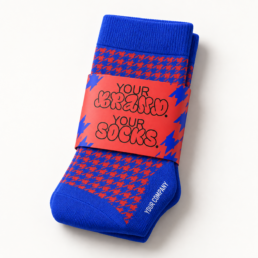 sockly-regular-verpackung-banderole 1 SOCKLY Regular-Socke mit Hahnentritt-Muster und individueller Banderole