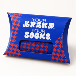 sockly-regular-verpackung-kissenbox 3 SOCKLY Pillow-Box-Verpackung mit Sichtfenster für Regular-Socken